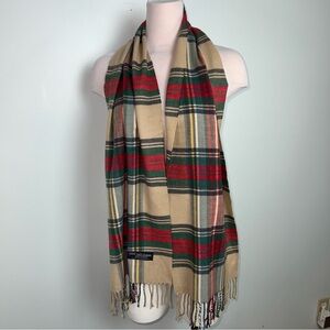 Scottish 100% Cashmere Tartan Plaid Scarf Made in Scotland